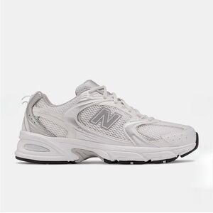 New Balance 530 Women’s Sneakers – White/Silver Metallic, Size US 5, New